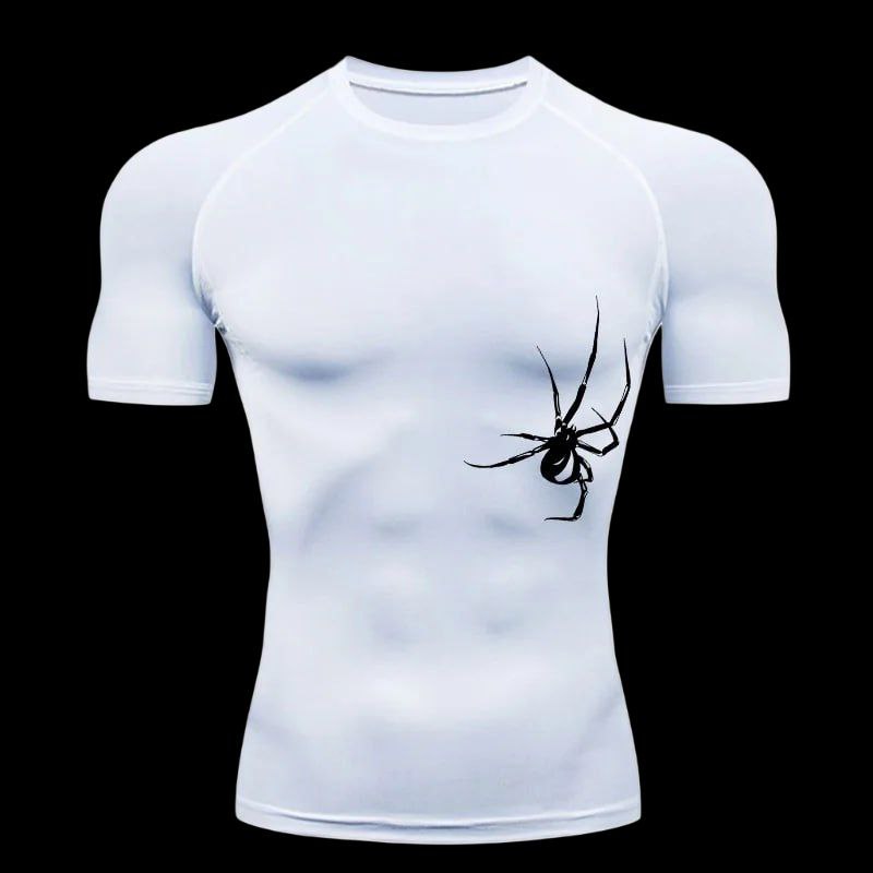 Y2K Spider Compression T-Shirt – Webbed Fit Gymwear