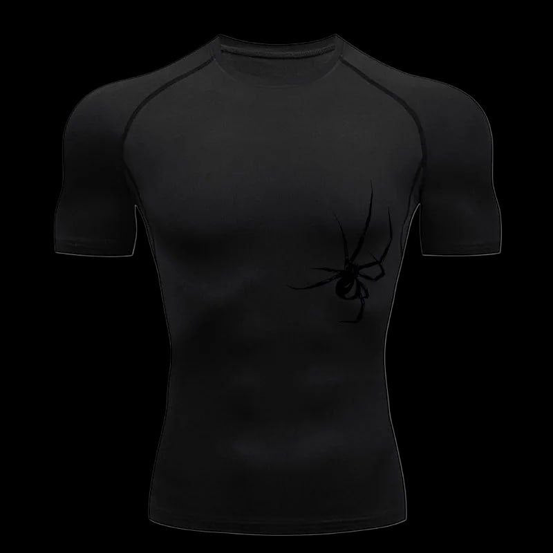 Y2K Spider Compression T-Shirt – Webbed Fit Gymwear