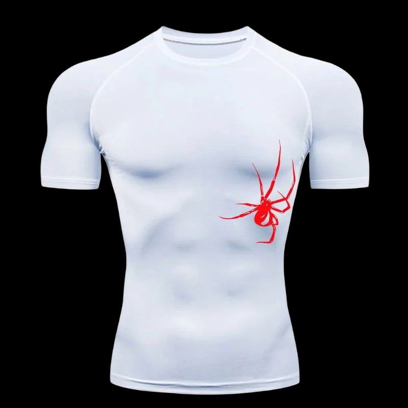 Y2K Spider Compression T-Shirt – Webbed Fit Gymwear
