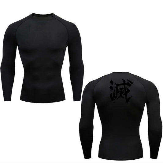 Demon Slayer Compression T-shirt Long Sleeves