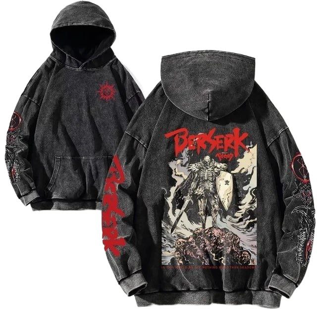 Berserk Oversized Vintage Hoodie