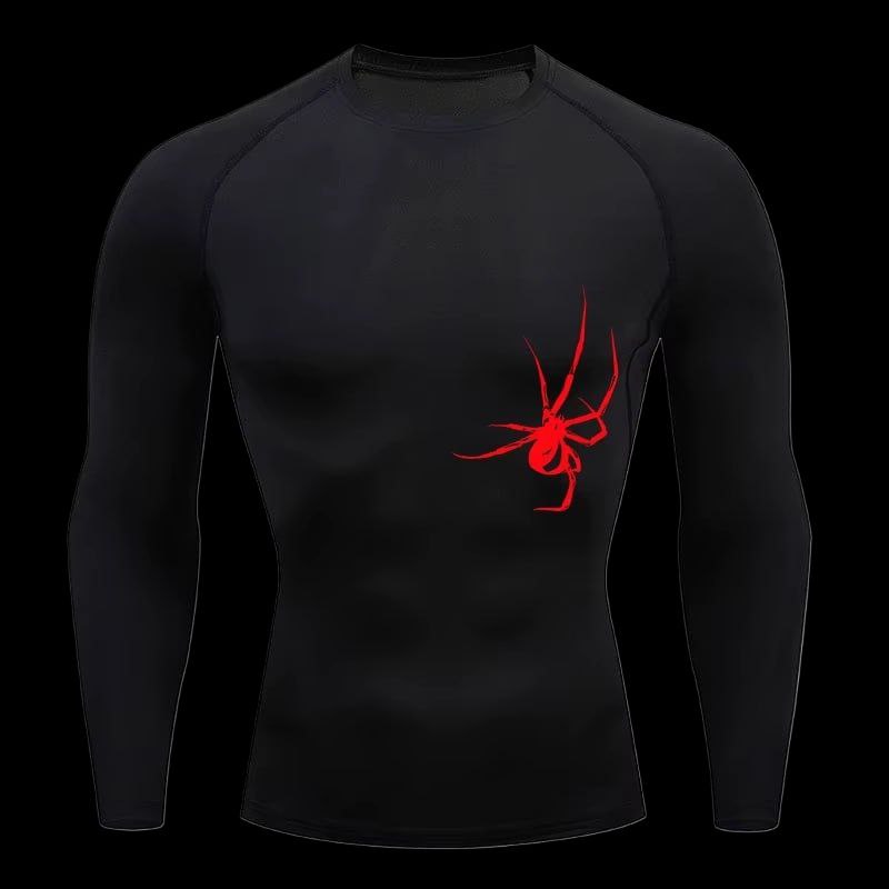 Y2K Spider Compression Long Sleeve – Web of Power