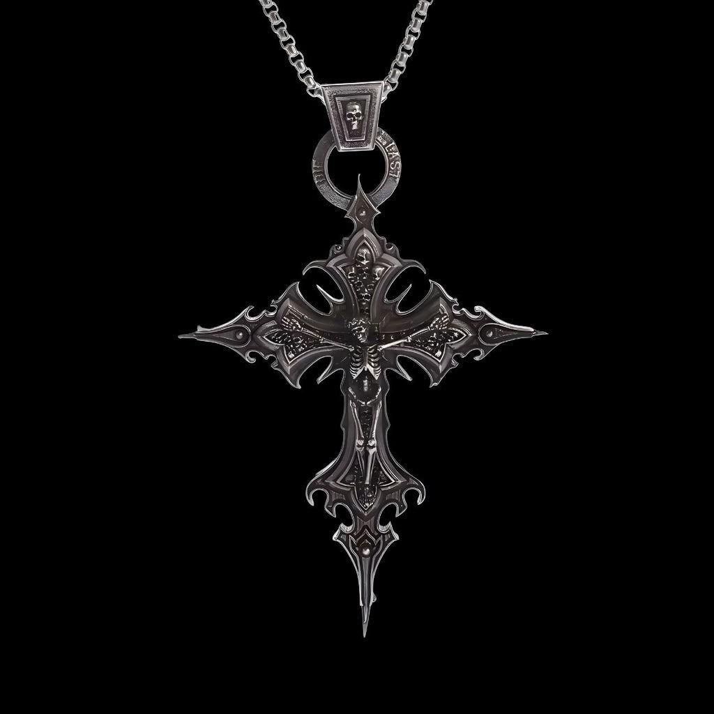 Dark Gothic Cross – Athletic Necklace |MAZENTIH