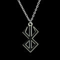 Black Brand Symbol – Athletic Necklace |MAZENTIH