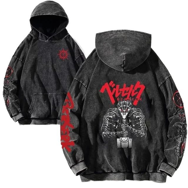 Berserk Oversized Vintage Hoodie