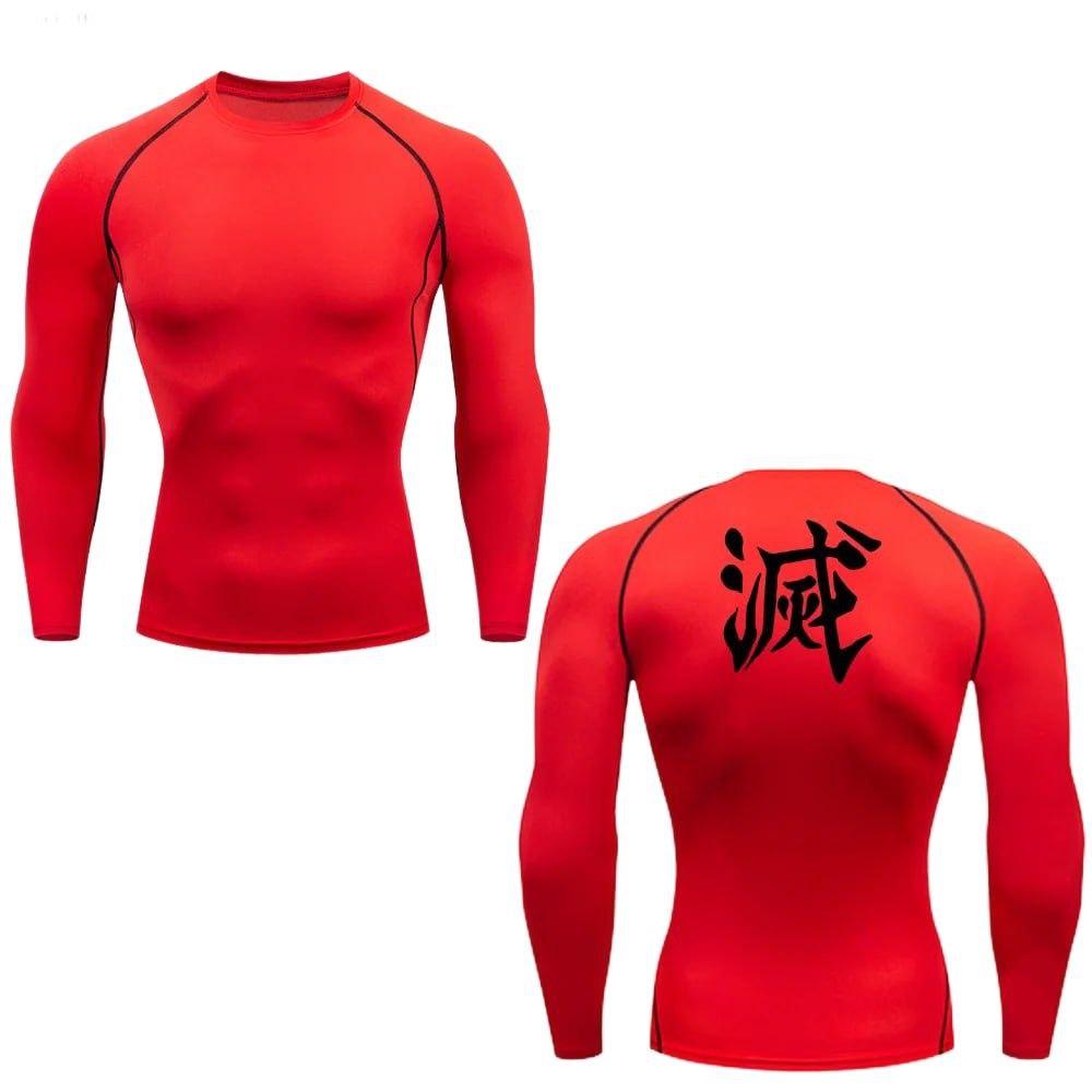 Demon Slayer Compression T-shirt Long Sleeves