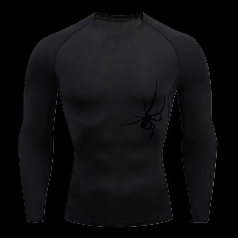 Y2K Spider Compression Long Sleeve – Web of Power