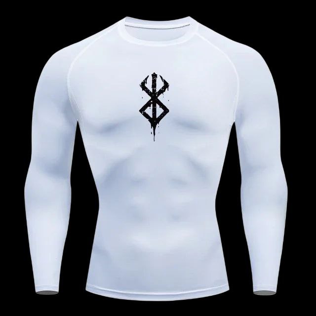 Blood Oath Compression Shirt Long Sleeve – Men's Gym Rash Guard