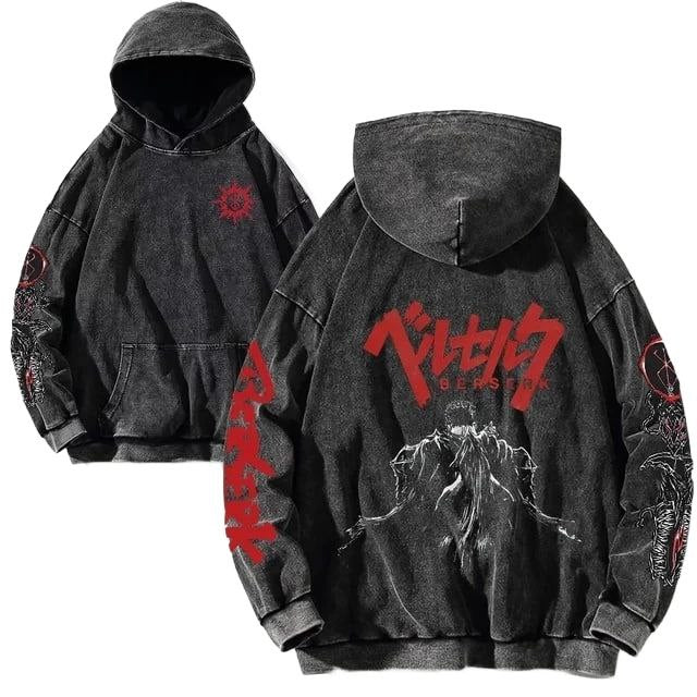 Berserk Oversized Vintage Hoodie