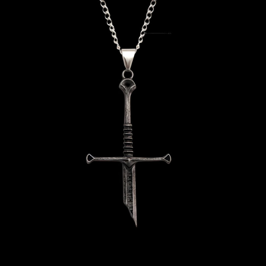 Dark Cross Sword – Athletic Necklace |MAZENTIH