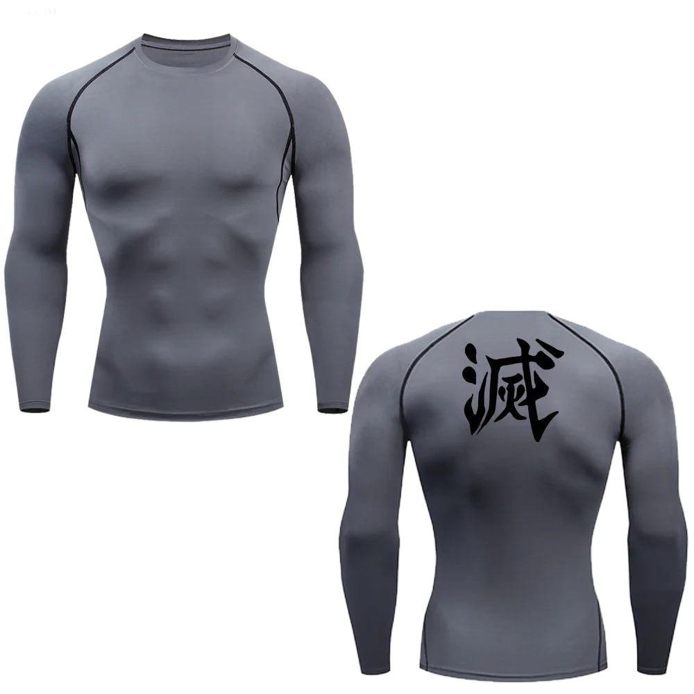 Demon Slayer Compression T-shirt Long Sleeves