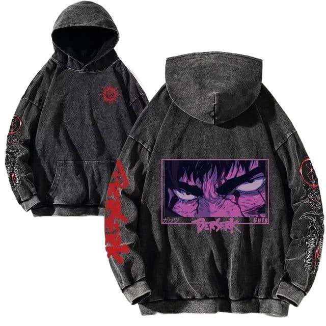 Berserk Oversized Vintage Hoodie