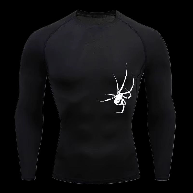 Y2K Spider Compression Long Sleeve – Web of Power