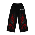 Dark Red Dragon Baggy – Gym Pants |MAZENTIH
