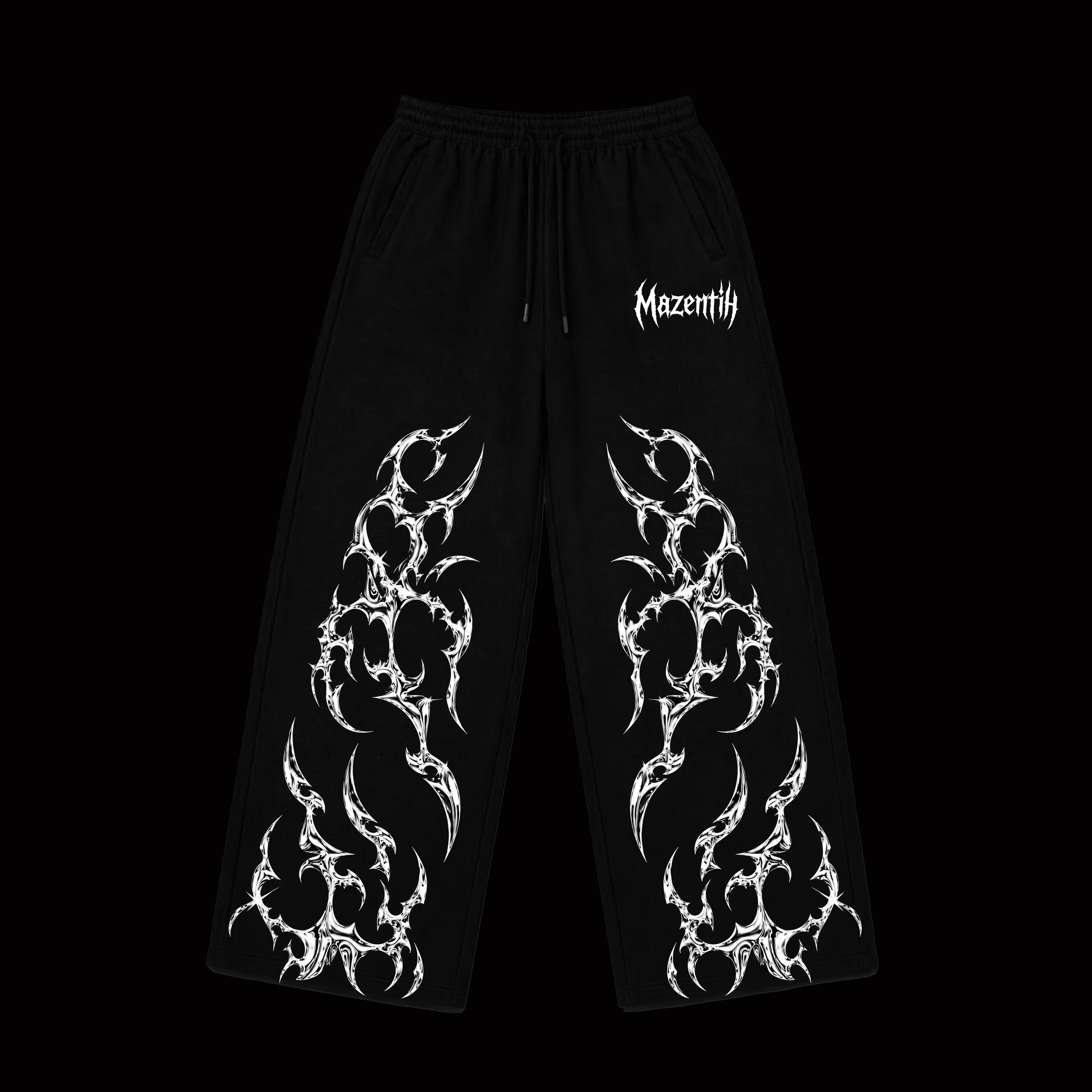 White Phantom Baggy – Gym Pants |MAZENTIH