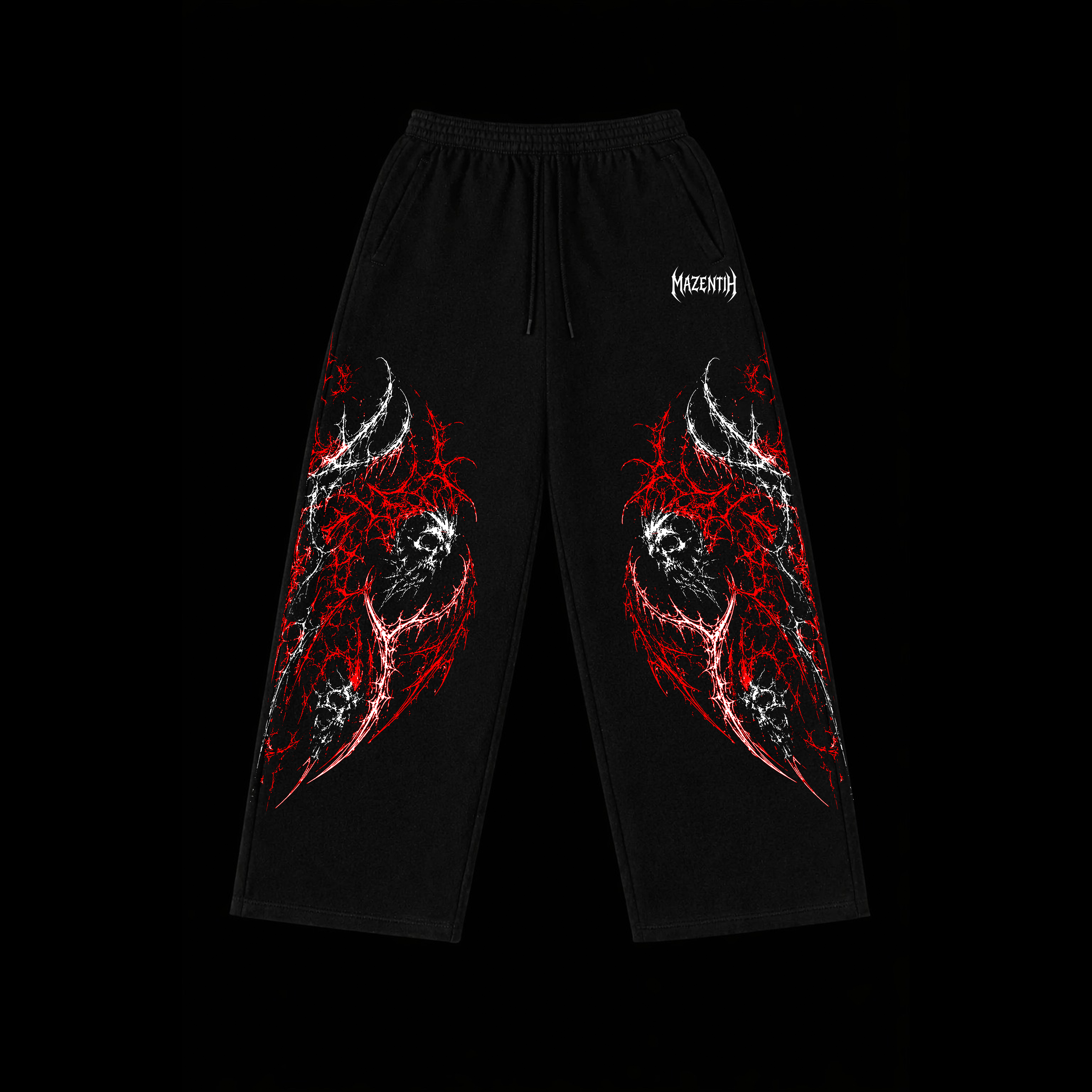 abyss born Baggy Gym Pants |MAZENTIH