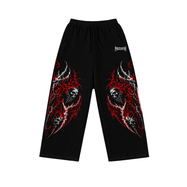 abyss born Baggy Gym Pants |MAZENTIH