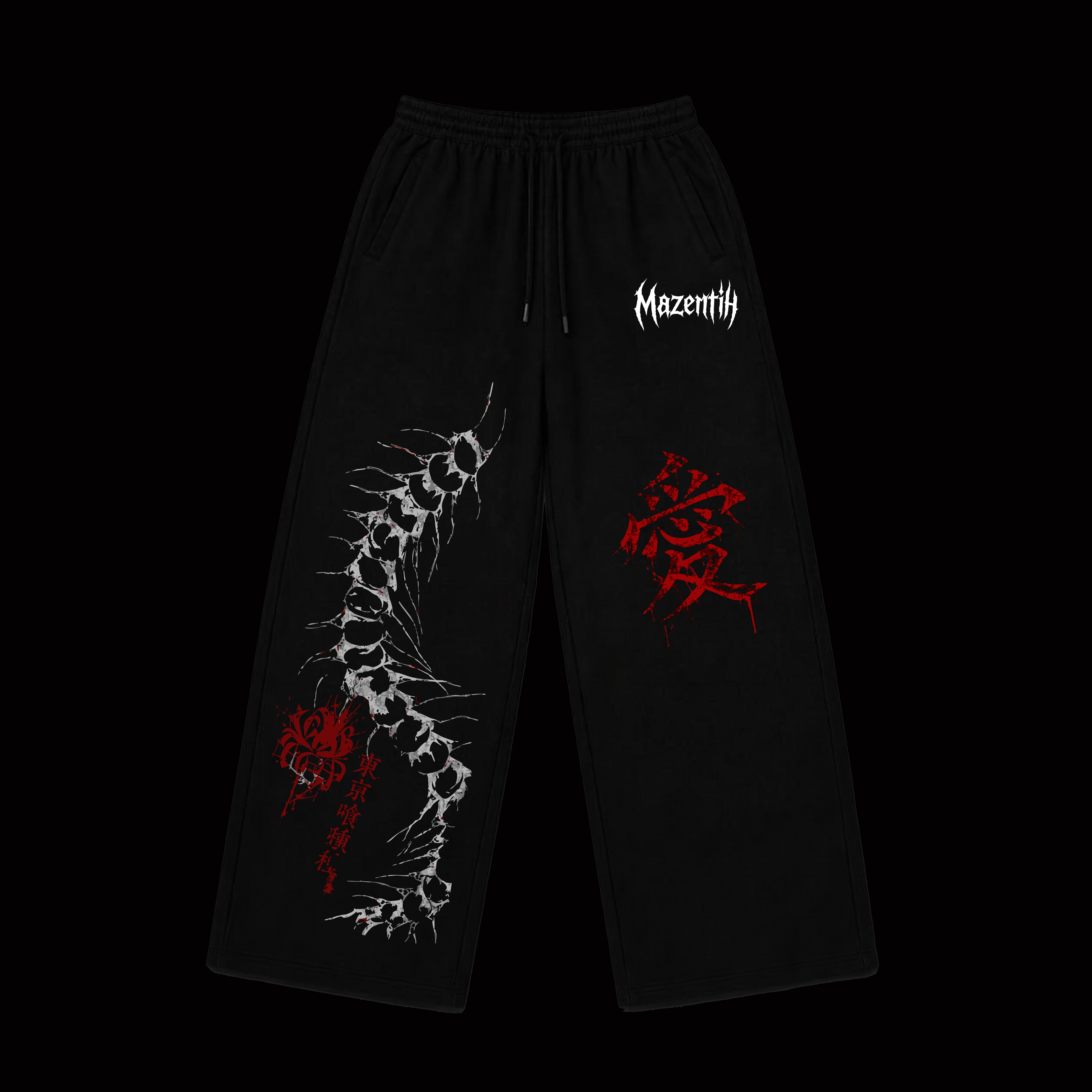 Ghoul Spine Baggy – Gym Pants |MAZENTIH