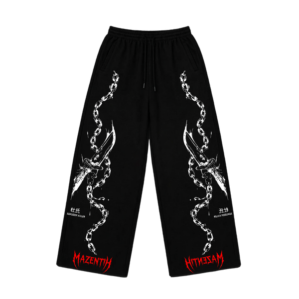 Abyss toji  Chain Baggy – Gym Pants |MAZENTIH