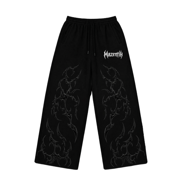 Black Phantom Baggy – Gym Pants |MAZENTIH