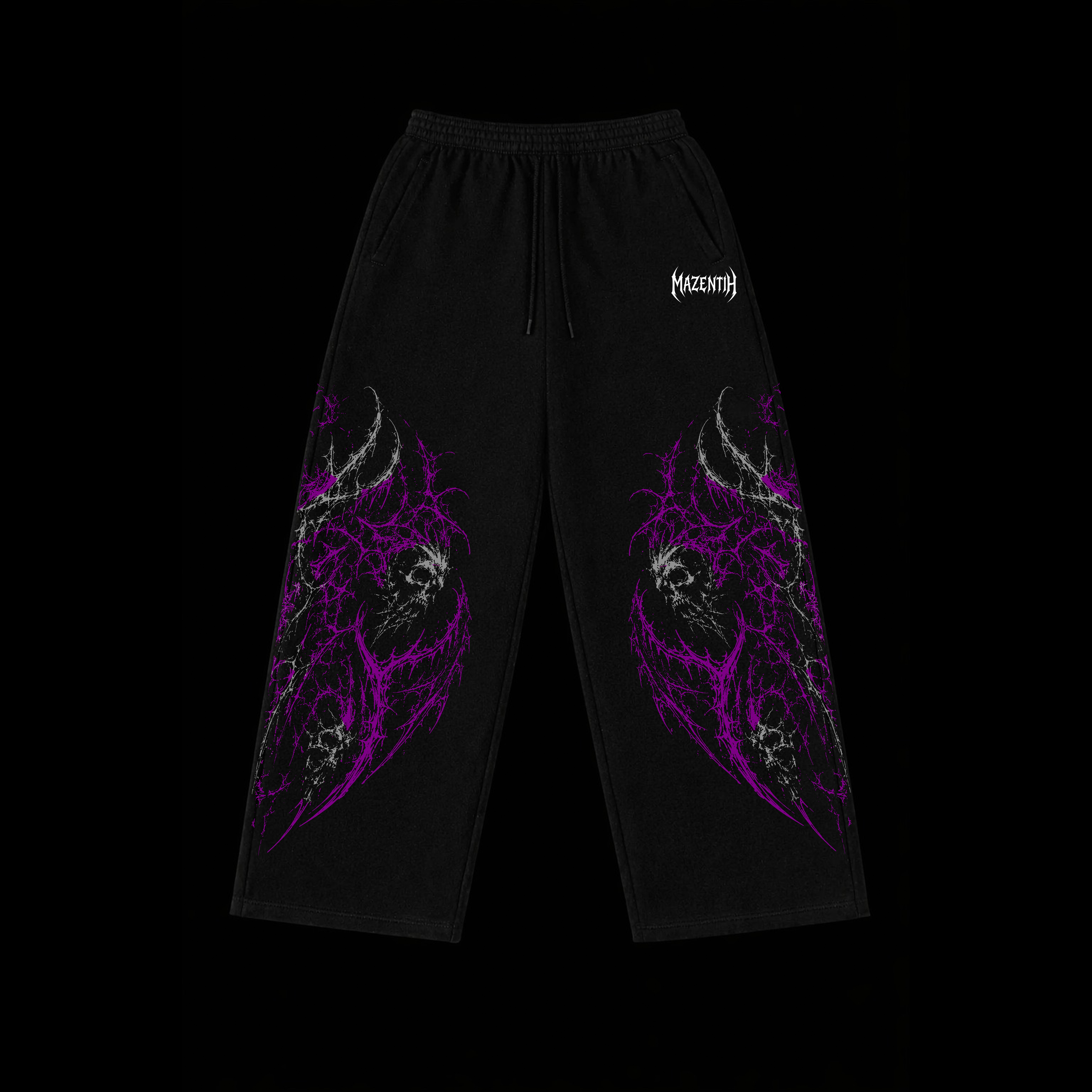 abyss born Baggy Gym Pants |MAZENTIH