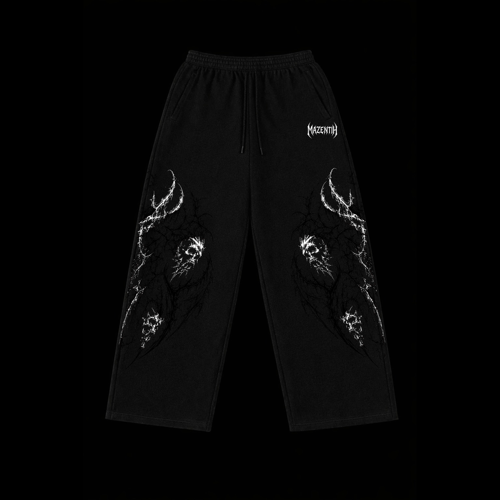 abyss born Baggy Gym Pants |MAZENTIH