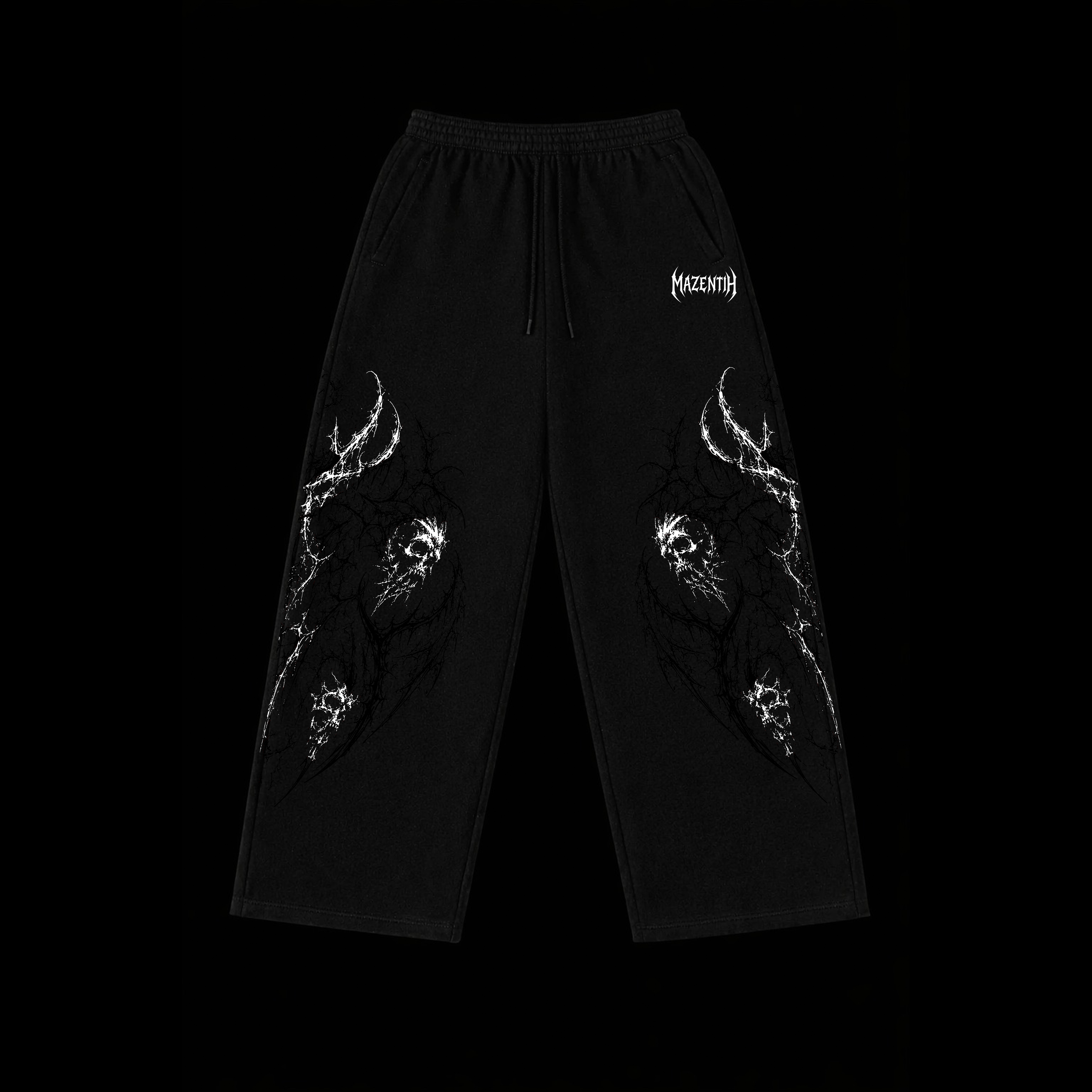 abyss born Baggy Gym Pants |MAZENTIH