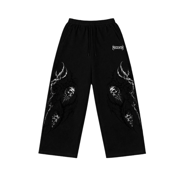 abyss born Baggy Gym Pants |MAZENTIH