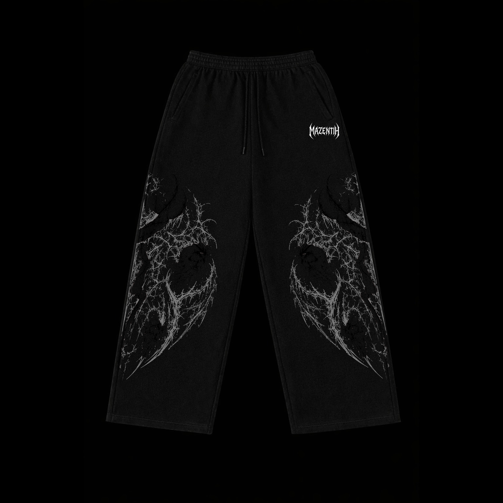 abyss born Baggy Gym Pants |MAZENTIH