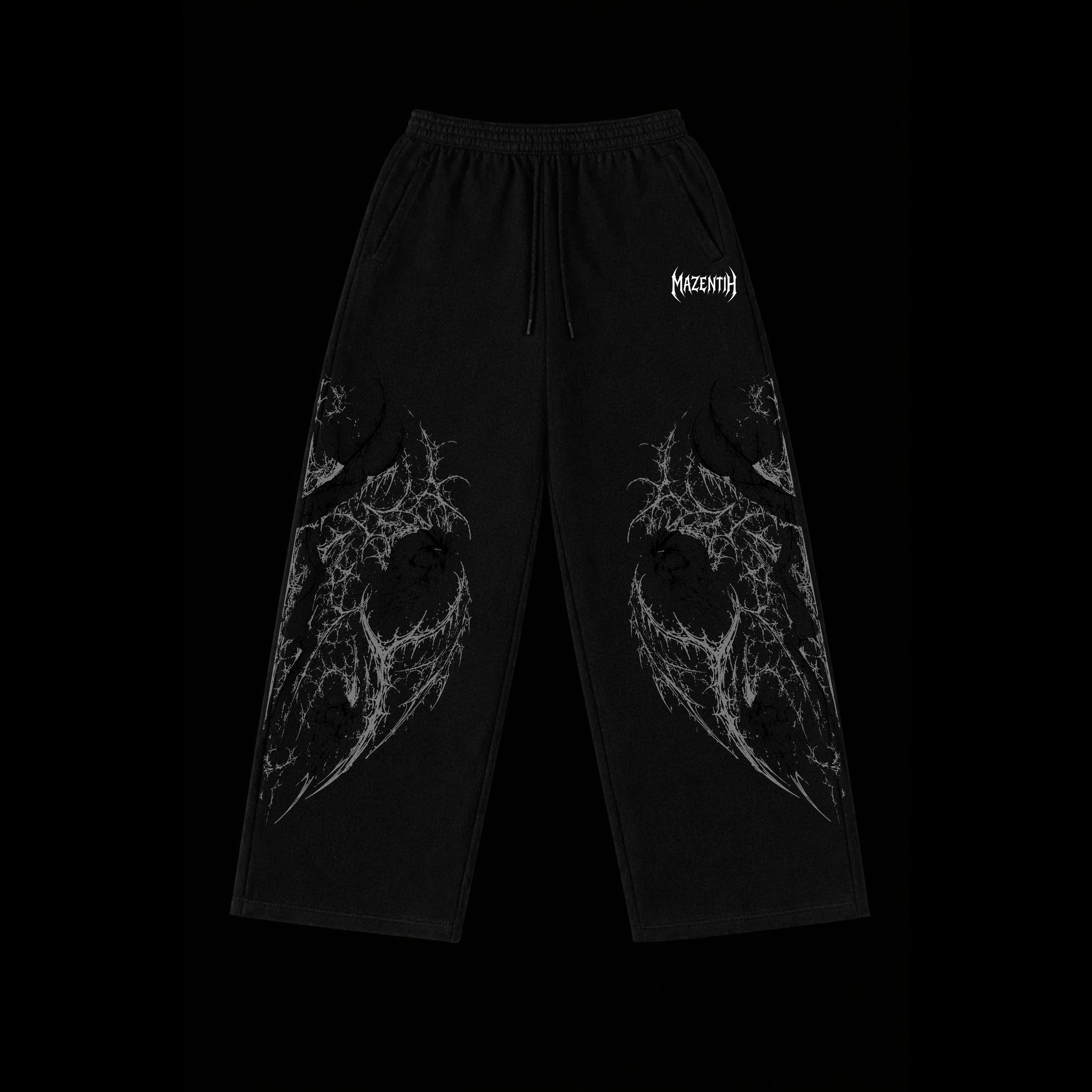 abyss born Baggy Gym Pants |MAZENTIH