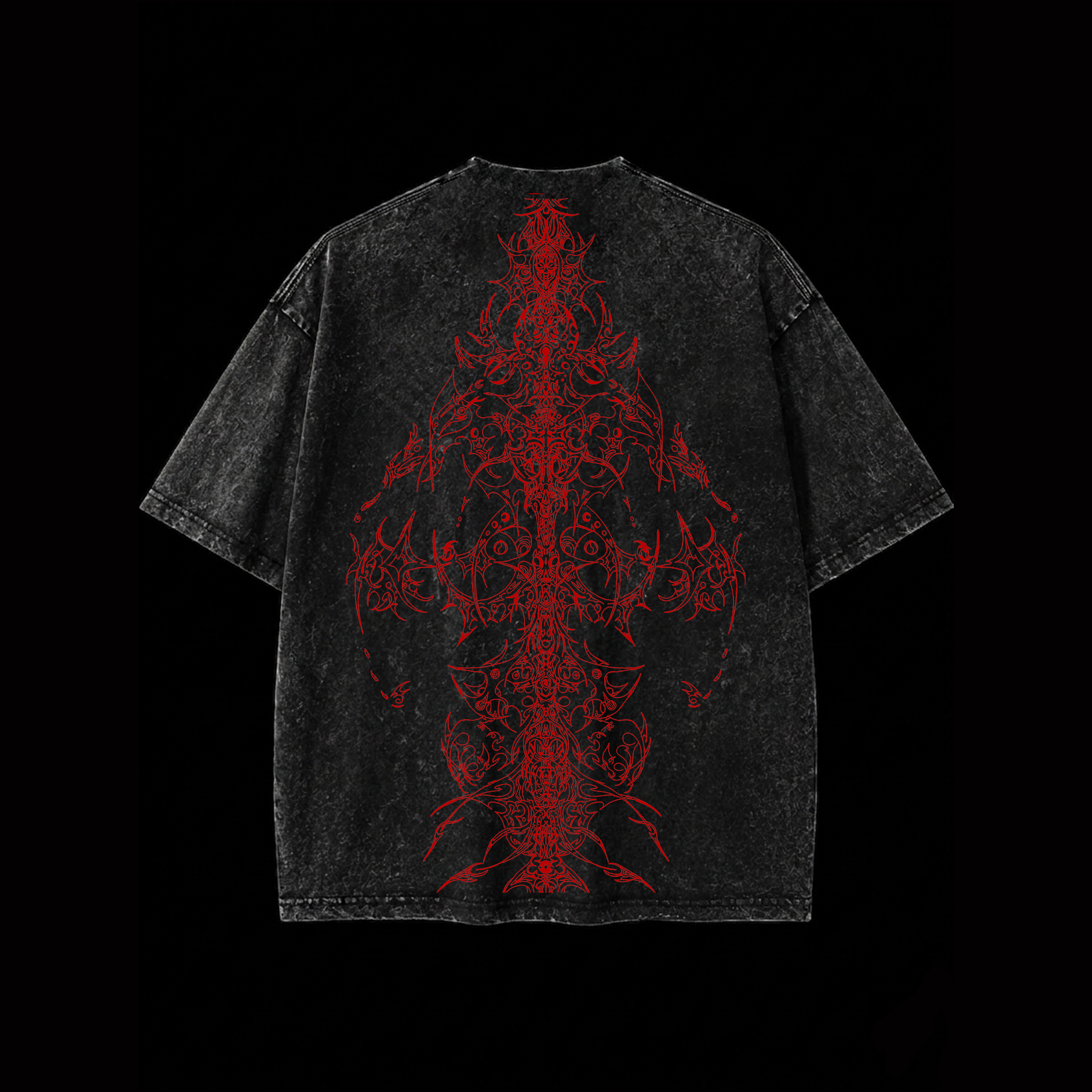 Mazentih Blood Sigil Oversized T-Shirt - Athletic Fit |MAZENTIH
