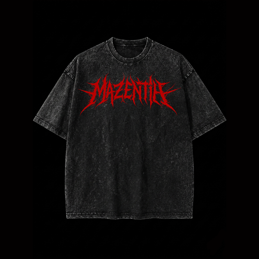 Mazentih Blood Sigil Oversized T-Shirt - Athletic Fit |MAZENTIH