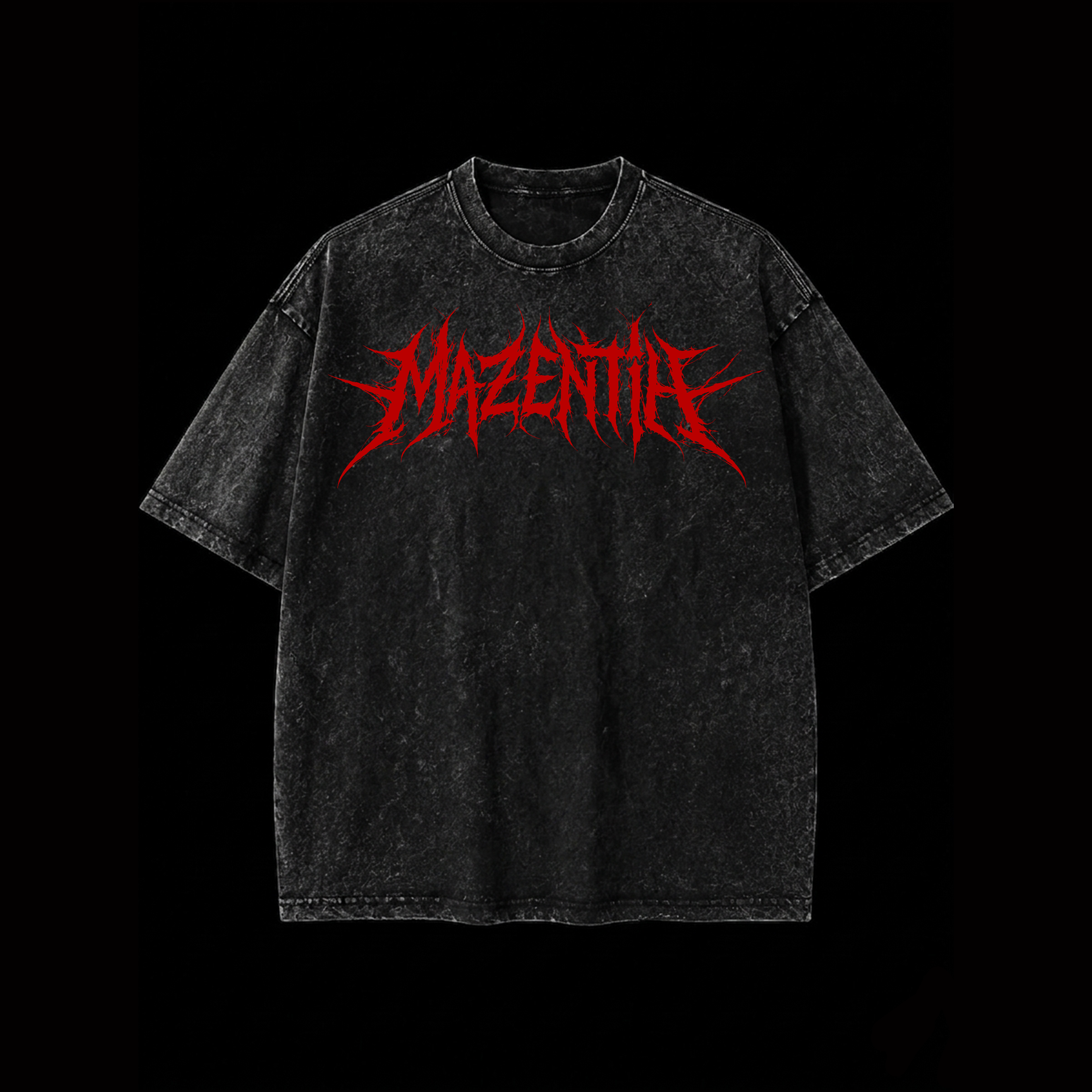 Mazentih Blood Sigil Oversized T-Shirt - Athletic Fit |MAZENTIH