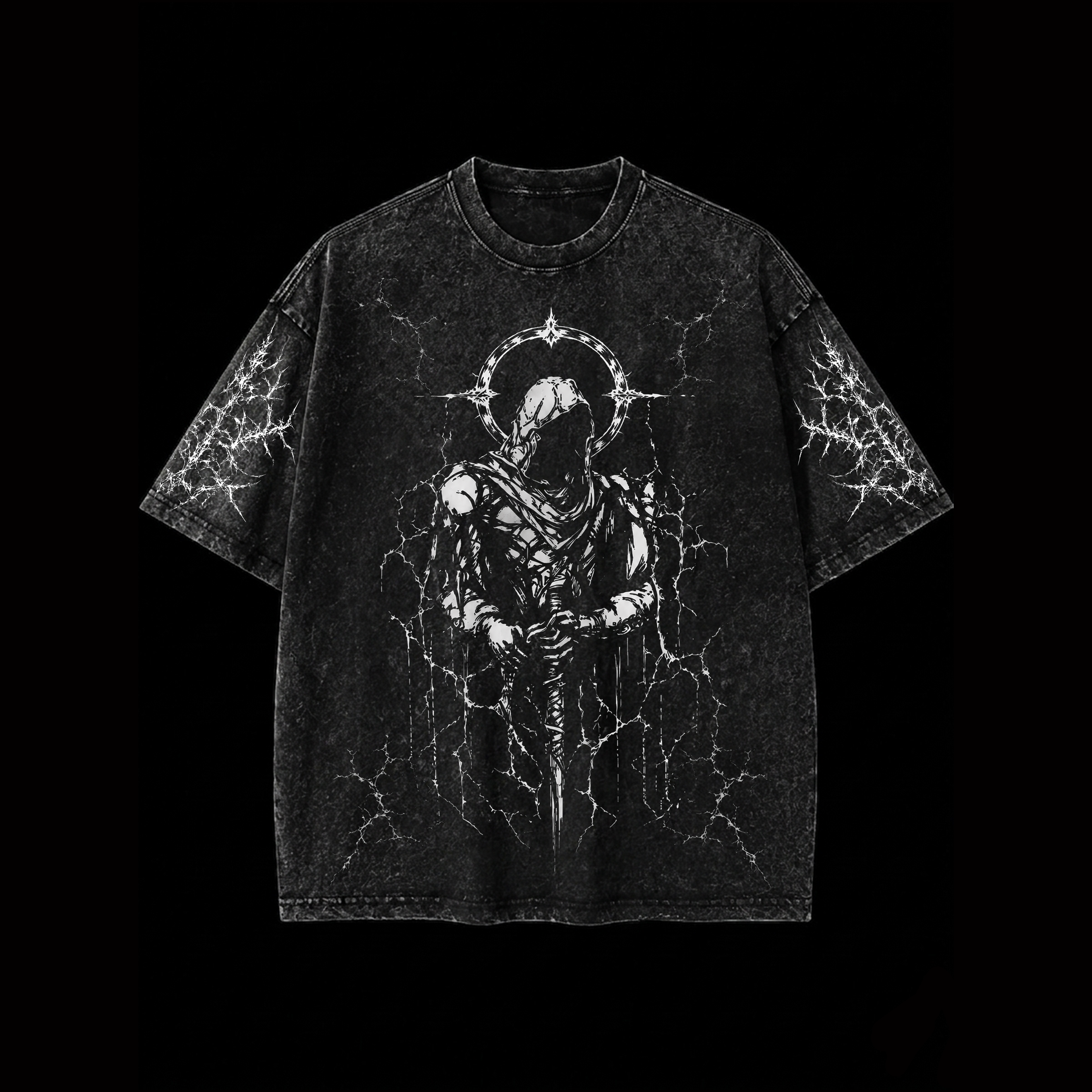 Fallen Halo Oversized T-Shirt- Athletic Fit |MAZENTIH