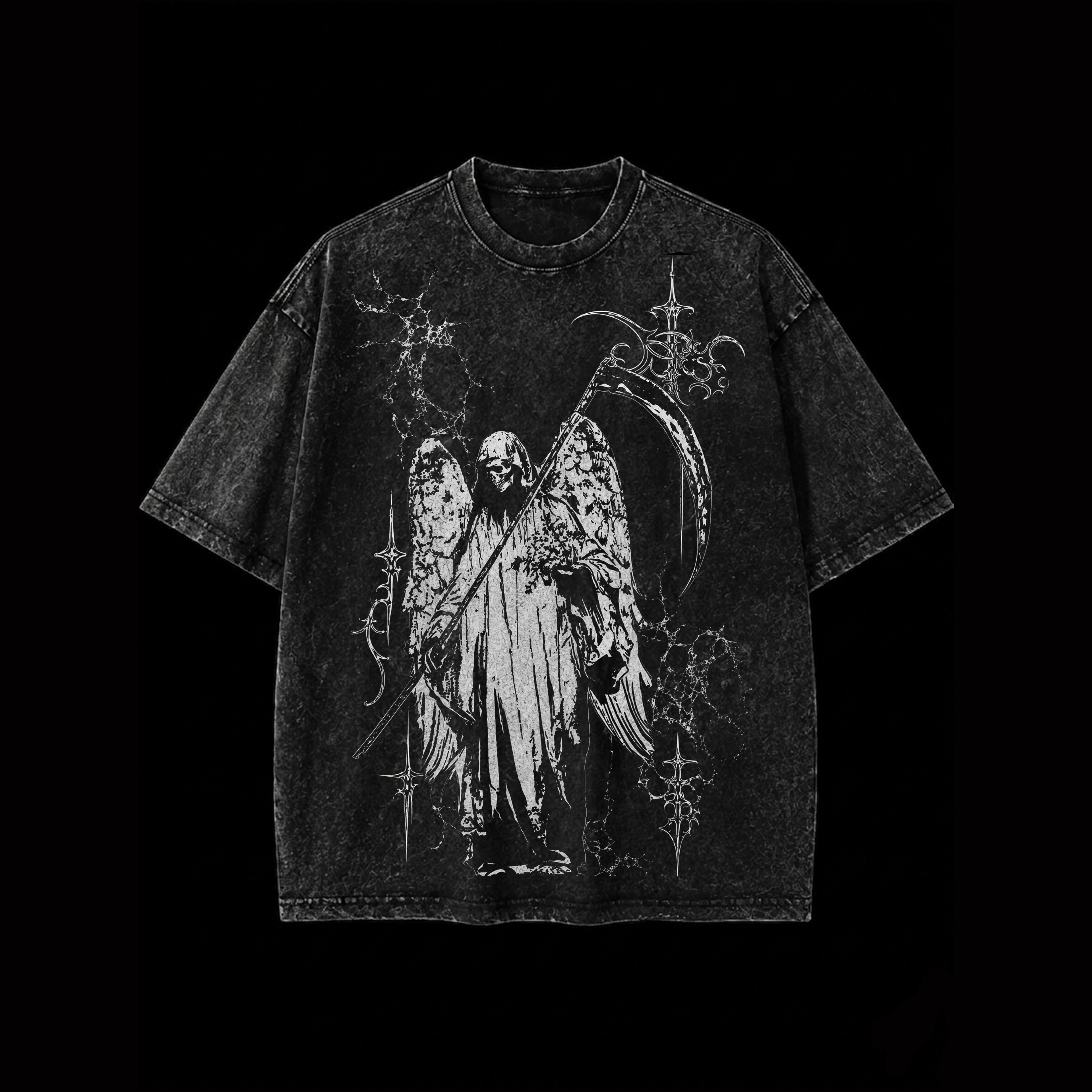 Mazentih Angel of Ruin Oversized T-Shirt Athletic Fit |MAZENTIH