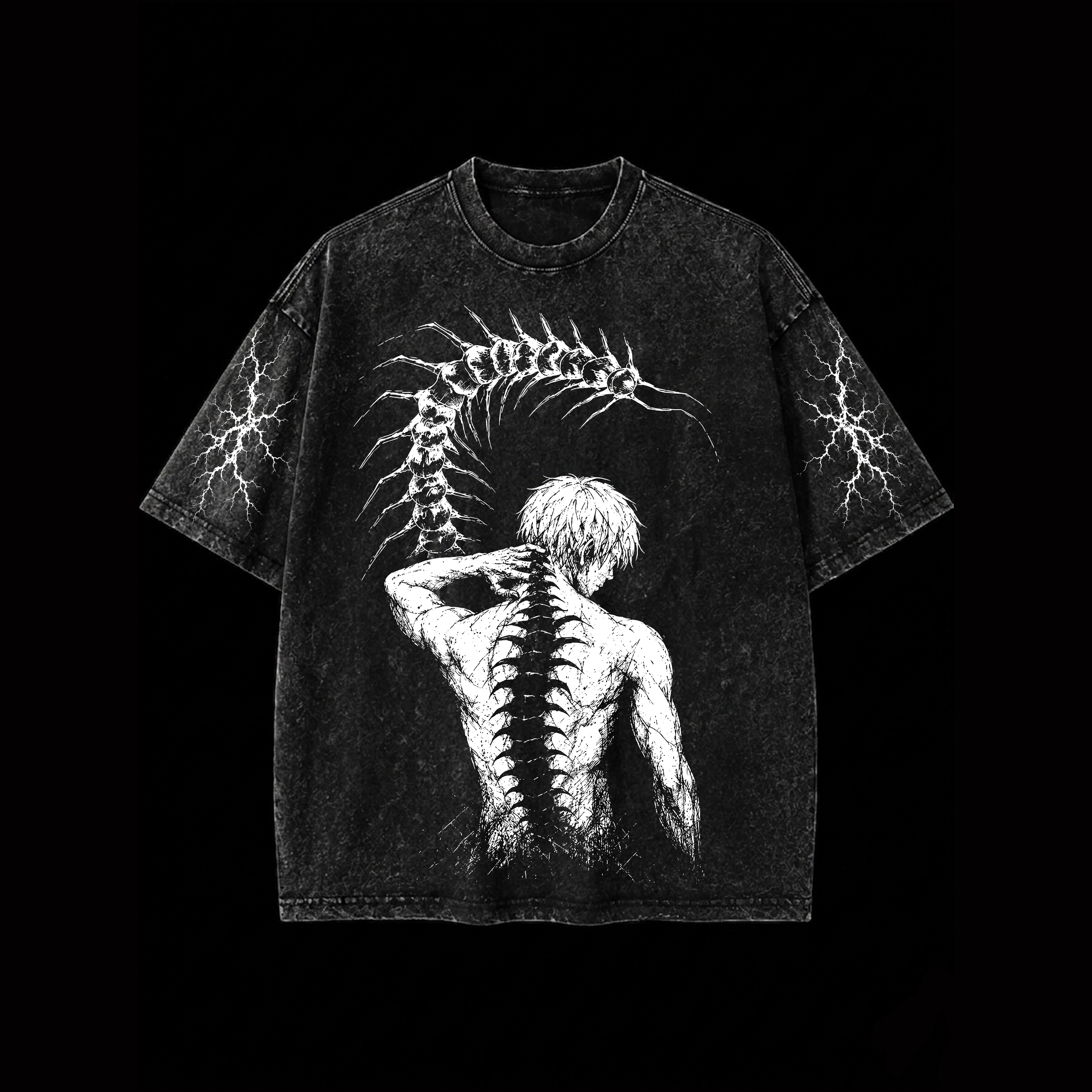 kaneki Hollow Spine T-Shirt- Athletic Fit |MAZENTIH