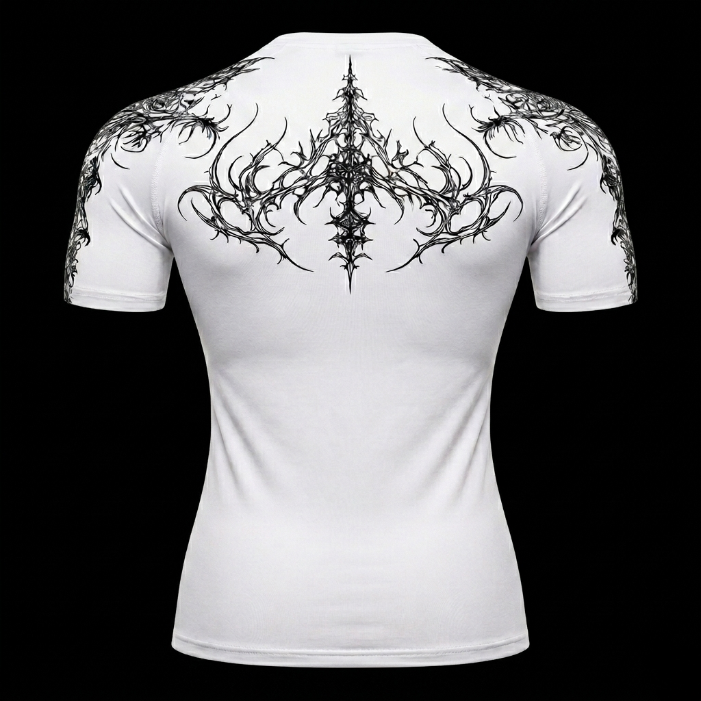 Dark Sigil Compression Shirt Athletic Fit | MAZENTIH