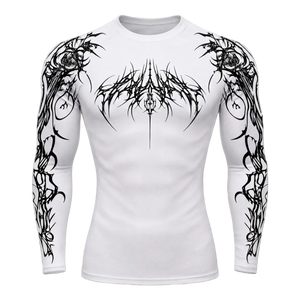 Dark Sigil Long Sleeve Compression – Athletic Fit | MAZENTIH